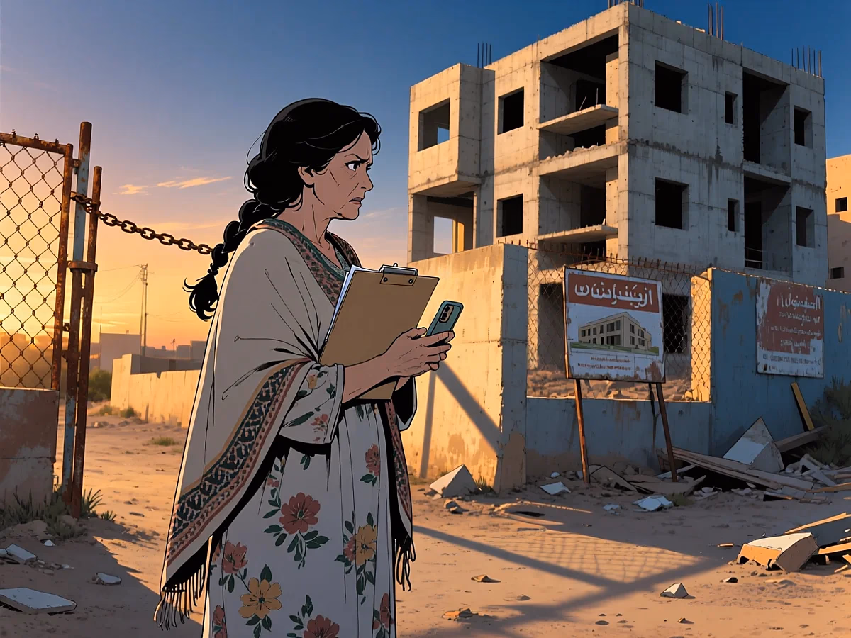 Illustration dark IMMOBILIER — arnaques immobilier maroc mre