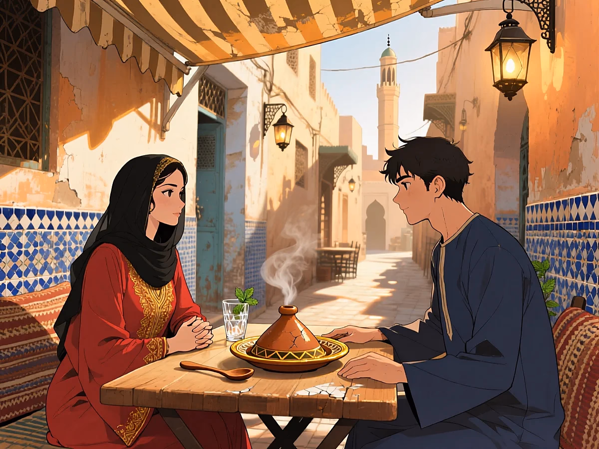 Illustration light DIASPORA — articles ou manger casablanca mre