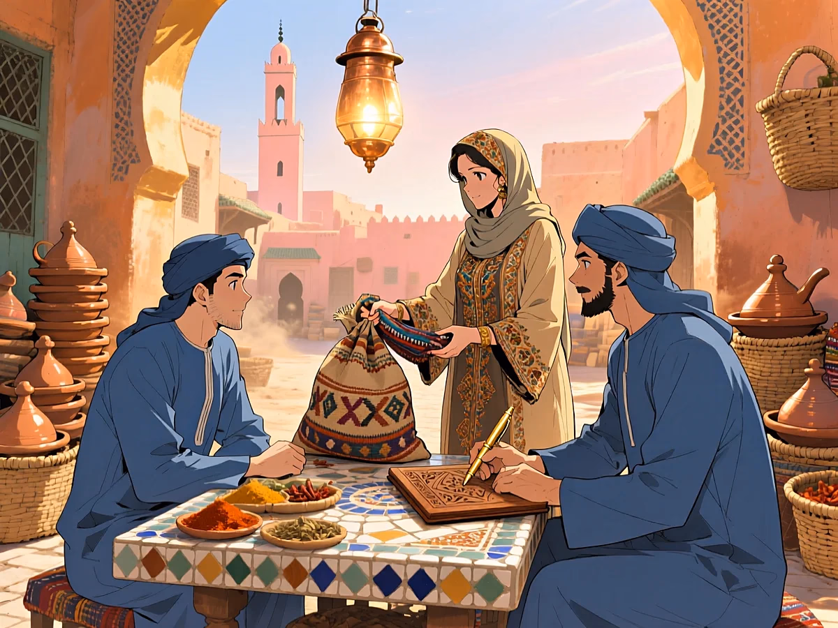 Illustration light DIASPORA — bartering pme maroc tresorerie