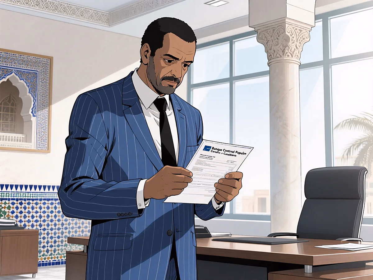 Illustration light ARGENT — compte bancaire mre maroc