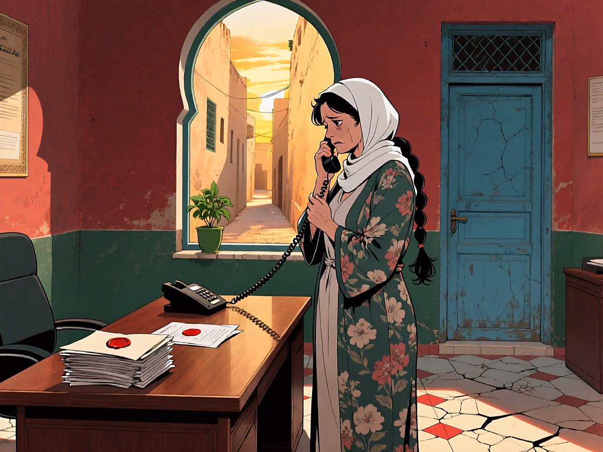 Illustration dark ARGENT — compte maroc bloque mre