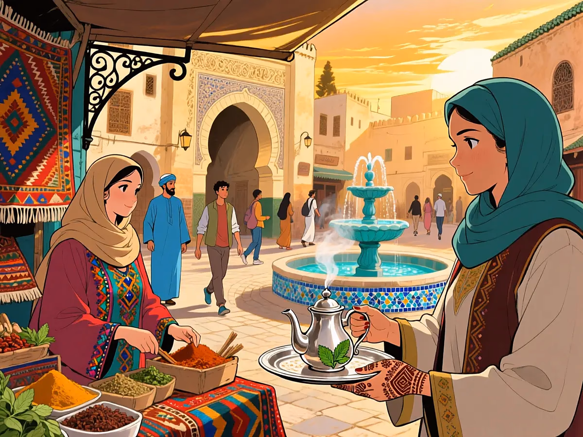 Illustration light CULTURE — culture identite marocaine maroc vivant