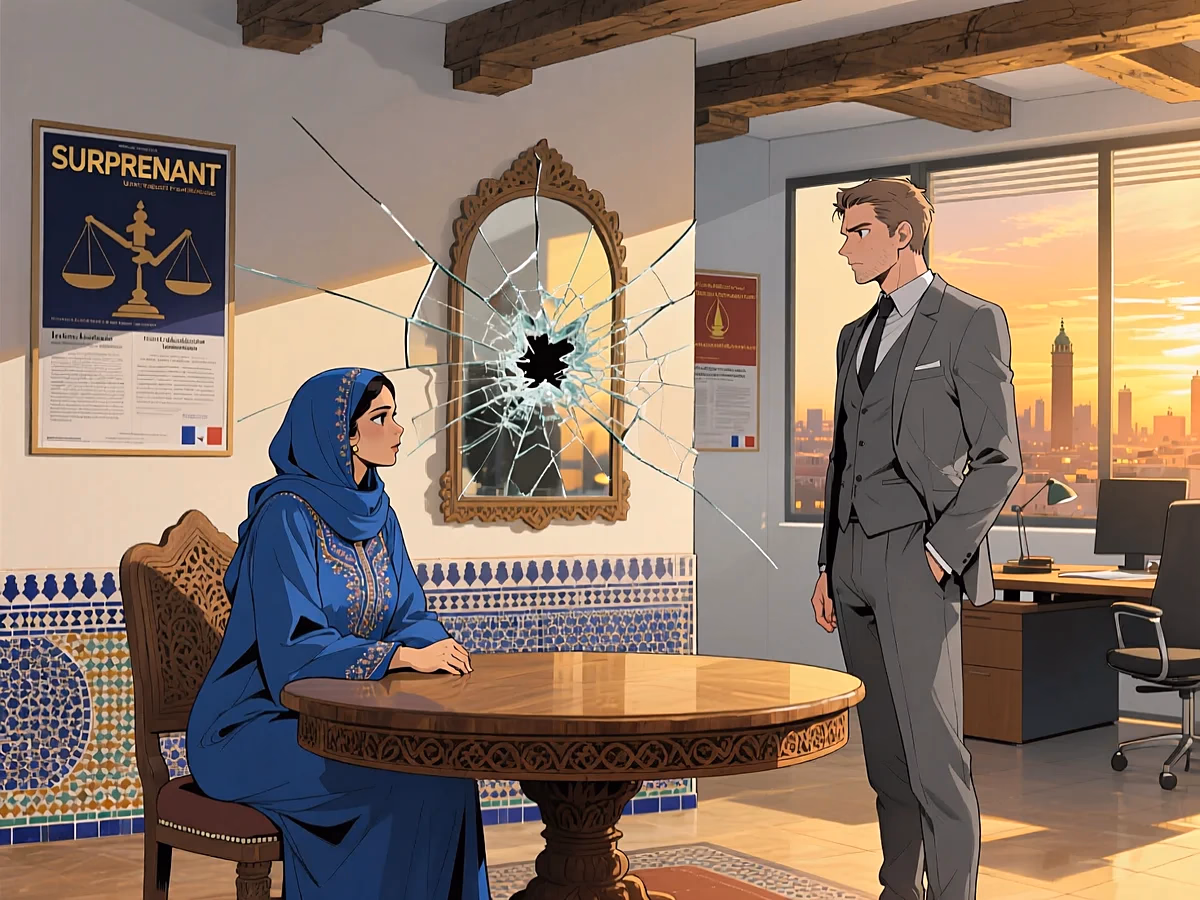 Illustration surprenant PATRIMOINE — divorce biens maroc france mre