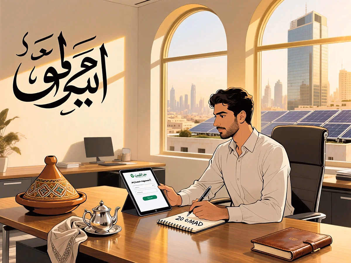 Illustration light CREER — ecommerce maroc boutique mre
