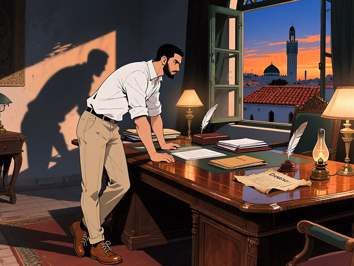 Illustration dark CREER — erreurs creation entreprise maroc mre