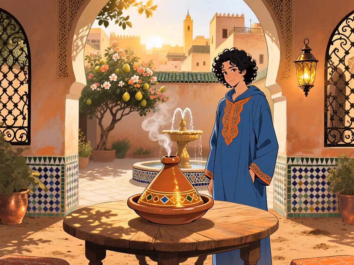 Illustration culture CULTURE — gastronomie marocaine tajine michelin conquete monde
