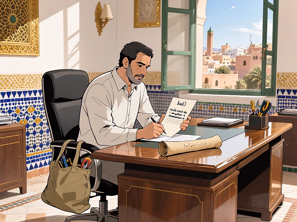 Illustration article IMMOBILIER — gestion locative maroc mre