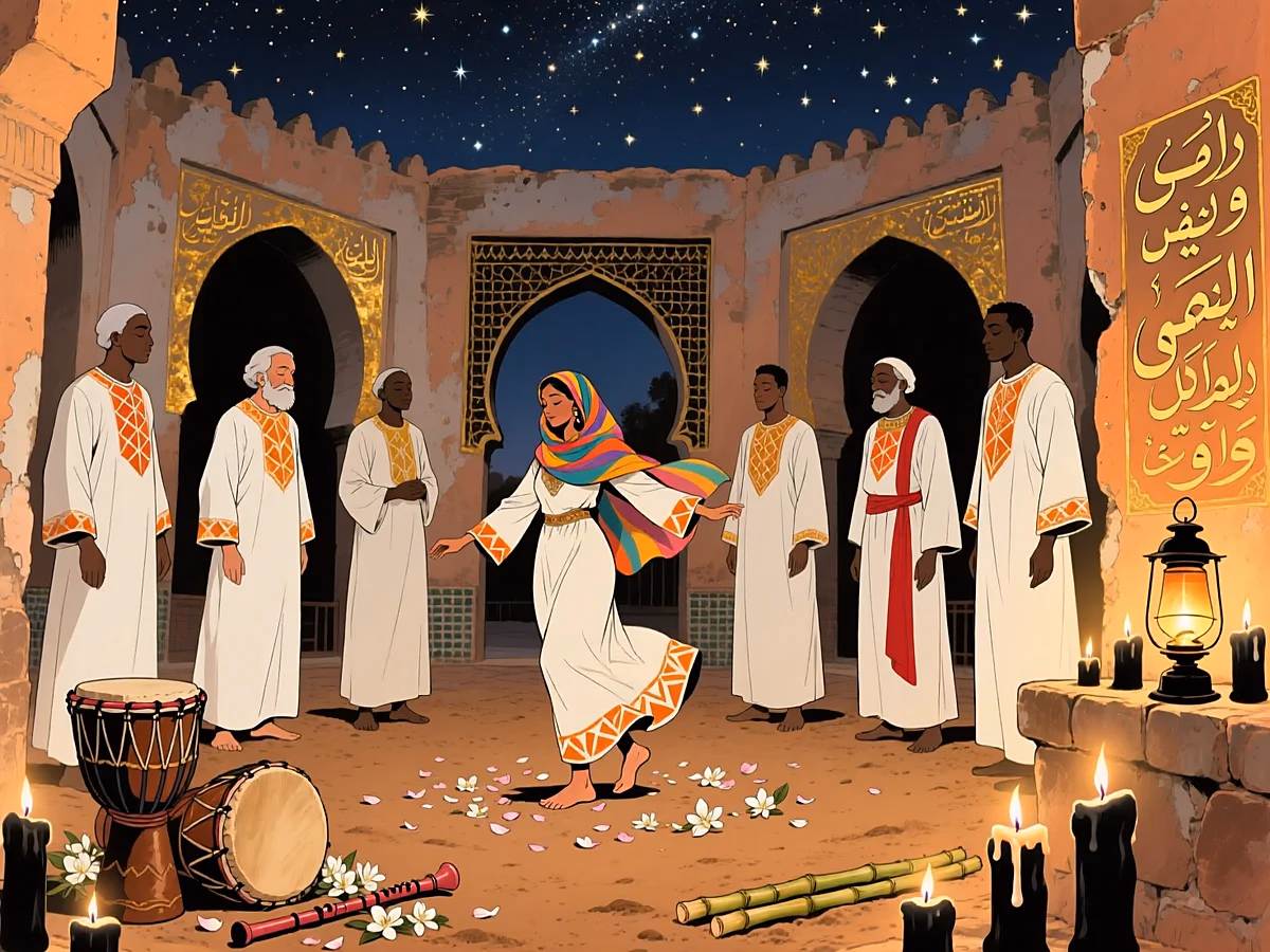 Illustration culture CULTURE — gnaoua maroc esclaves musique mondiale