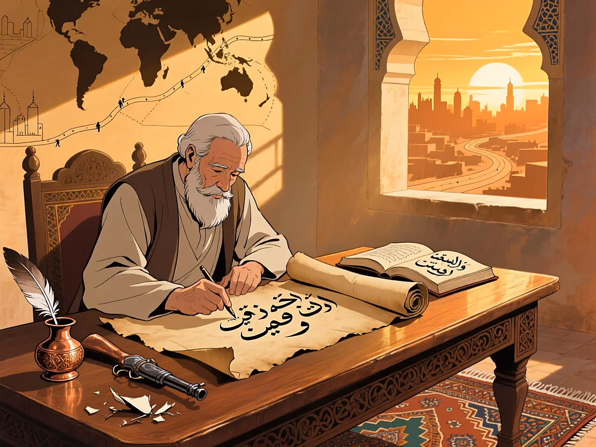 Illustration culture CULTURE — ibn battuta al idrisi leon africain cartographes marocains