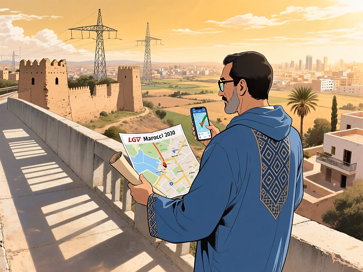 Illustration surprenant IMMOBILIER — lgv maroc immobilier 2030