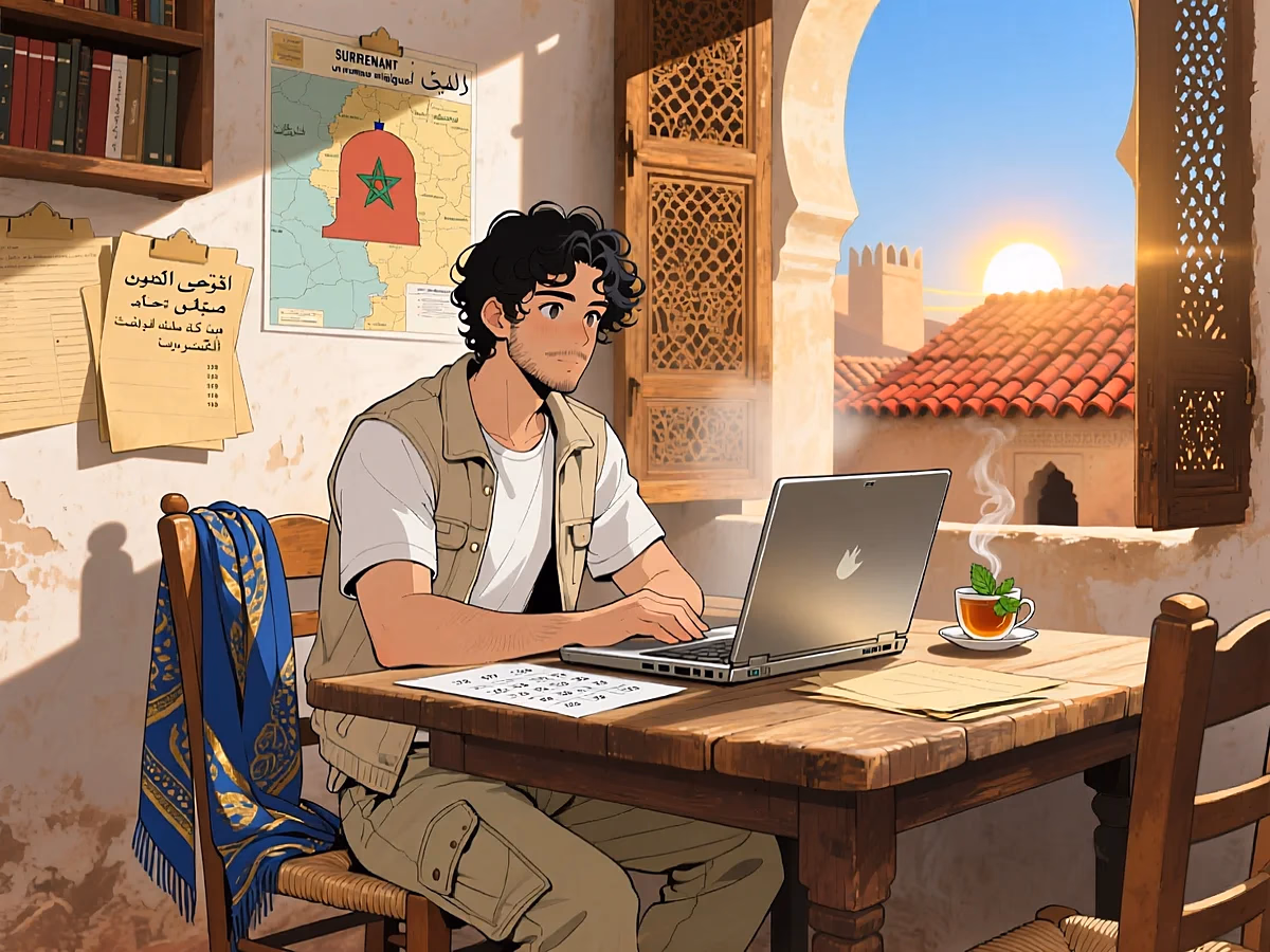Illustration surprenant VIVRE — nomade digital mre fiscalite