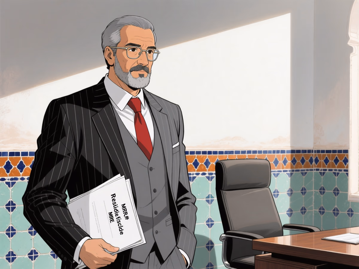 Illustration light ADMINISTRATIF — chaîne des papiers marocains MRE : nationalité, état civil, immatriculation consulaire, CNIE, passeport