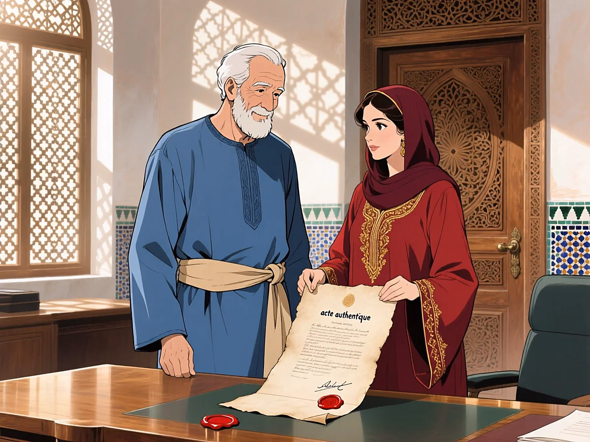 Illustration light ADMINISTRATIF — procuration maroc etranger mre