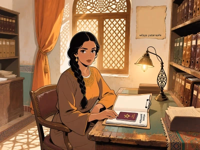 Illustration light PATRIMOINE — reforme moudawwana femme mre