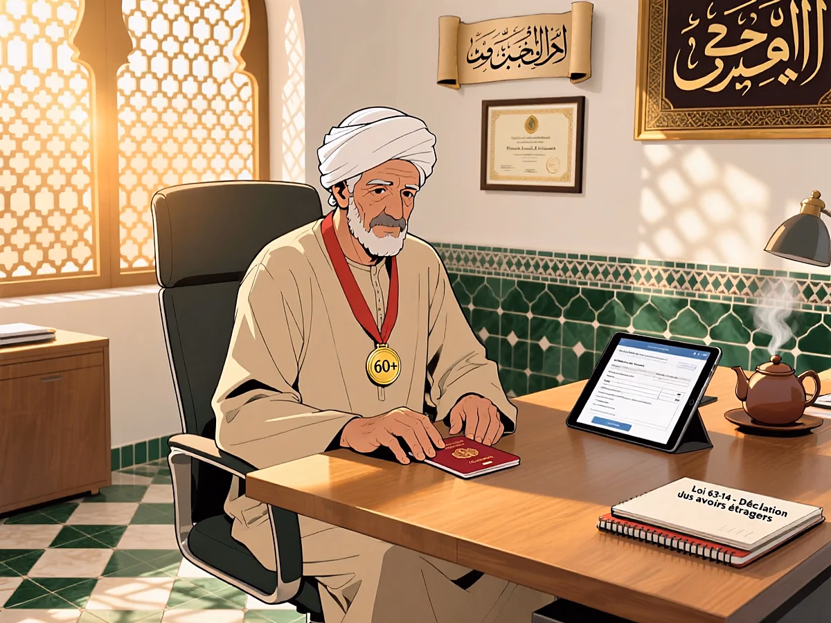 Illustration light VIVRE — rentrer maroc definitivement guide 2026
