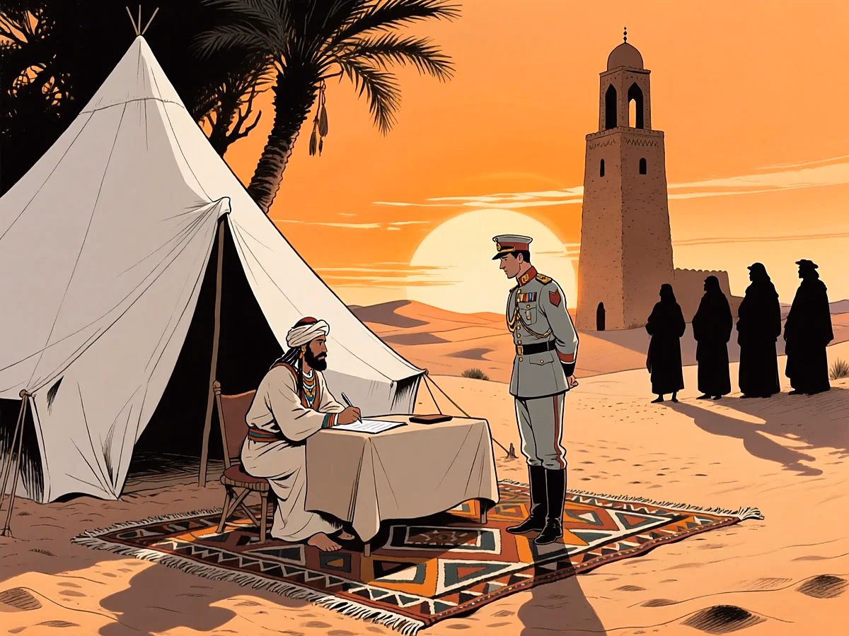 Illustration article culture — sahara marocain marche verte histoire