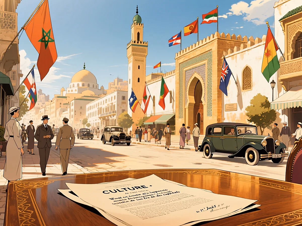 Illustration culture CULTURE — tanger internationale zone paradis fiscal