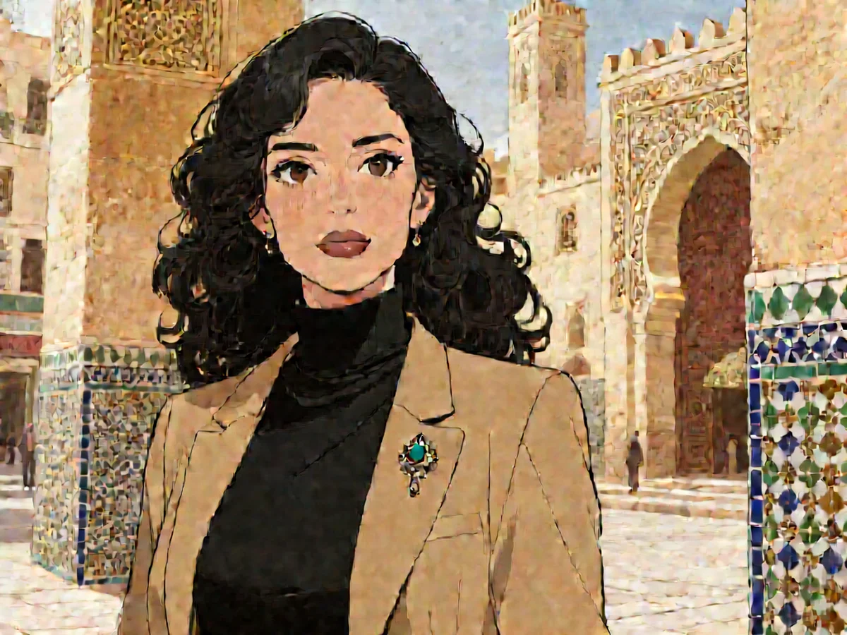 Amina, 30 ans — Tanger internationale 9 nations, 85 banques, la ville la plus folle