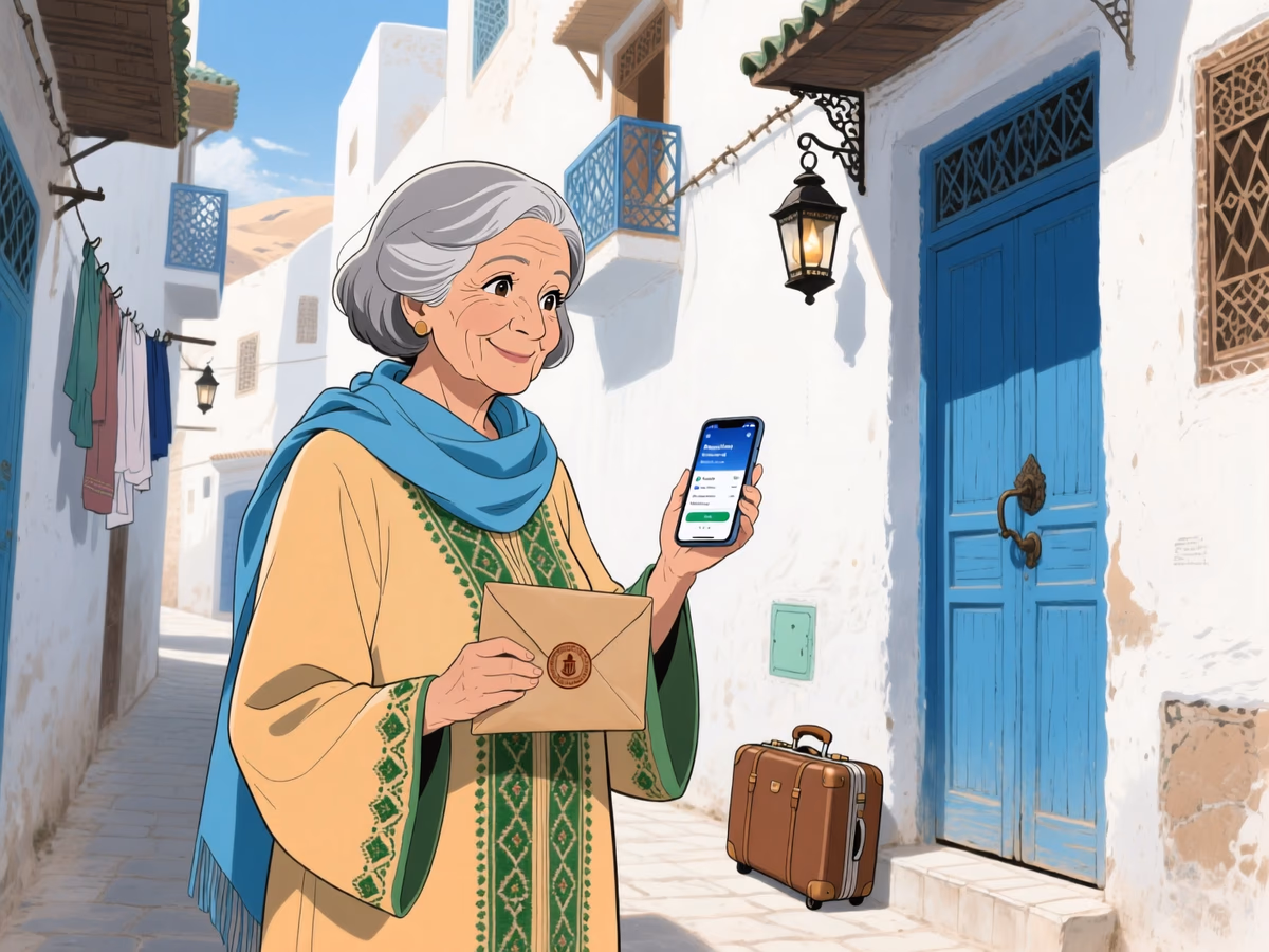 Illustration article FINANCE — transferts mre 122 milliards diaspora