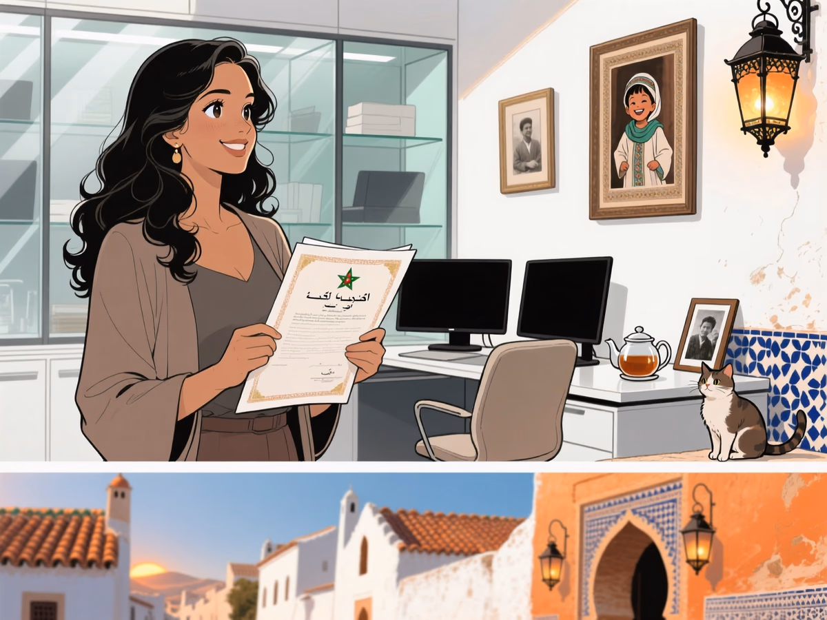 Illustration article ADMINISTRATIF — transmettre nationalite marocaine enfants europe