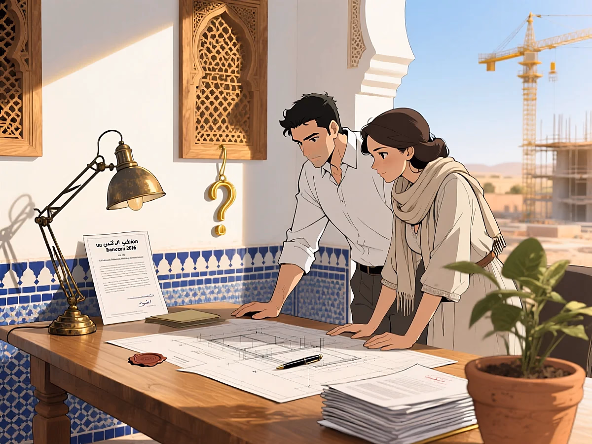 Illustration article IMMOBILIER — vefa maroc droits acheteur promoteur