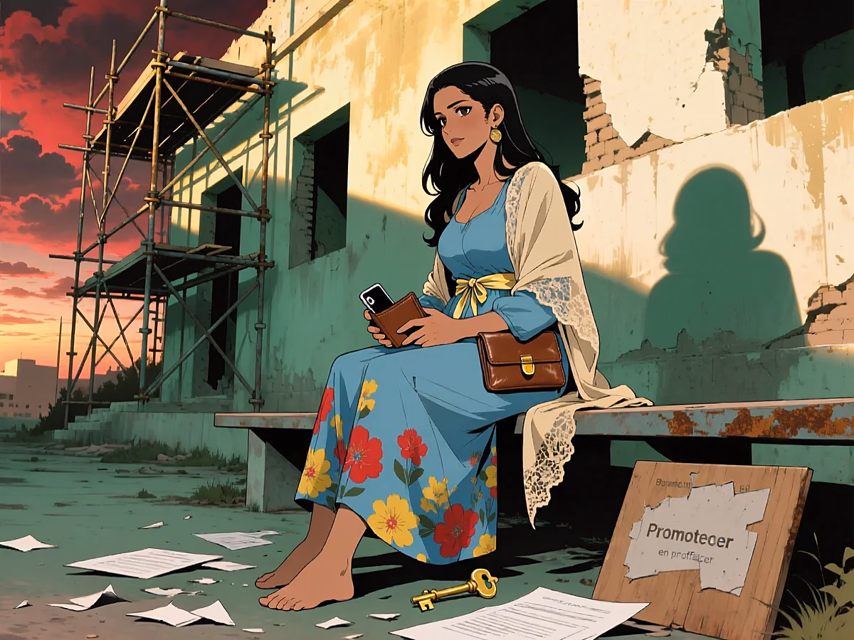 Illustration dark IMMOBILIER — vefa maroc promoteur arnaque mre